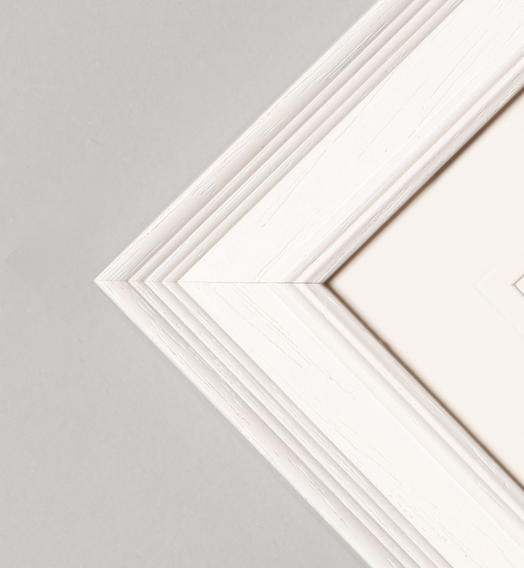 Decorative White Photo Frame - 3