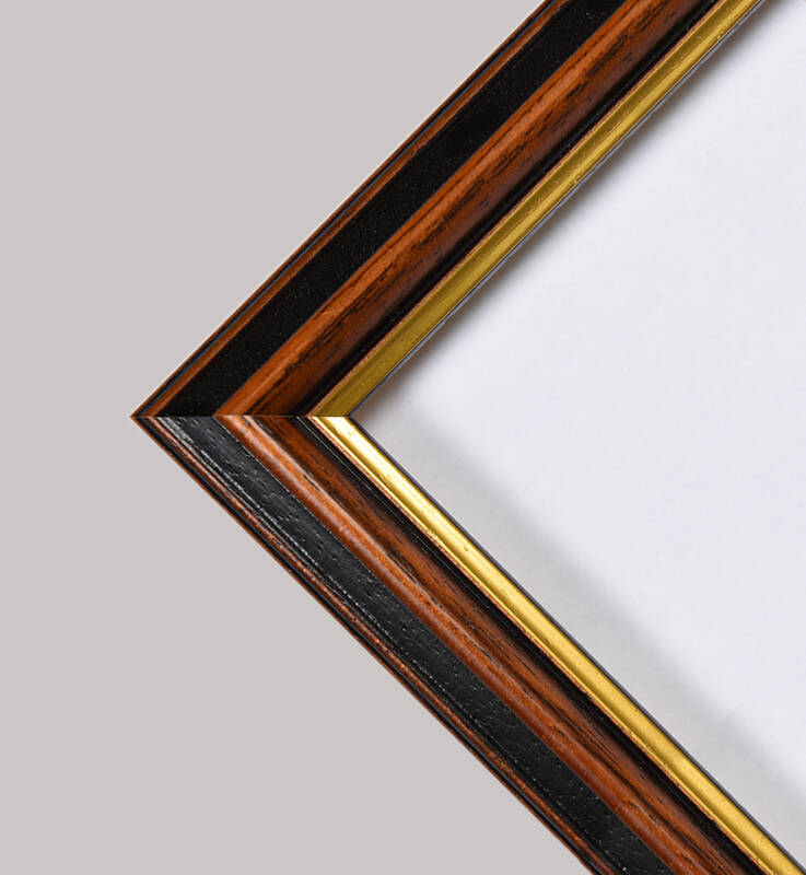Mahogany Certificate Frame with Mount - 3