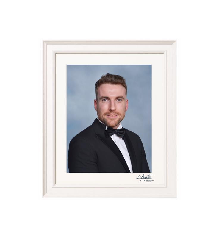 Decorative White Photo Frame - 1