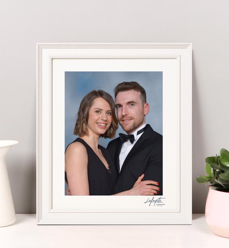 Decorative White Photo Frame - 2